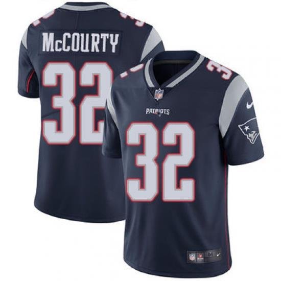 Nike Patriots #32 Devin McCourty Navy Blue Team Color Mens Stitched NFL Vapor Untouchable Limited Jersey