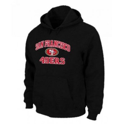 NFL Mens Nike San Francisco 49ers Heart Soul Pullover Hoodie Black