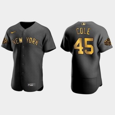 Men NeW York Yankees Gerrit Cole 2022 Mlb All Star Game Black Men Jersey