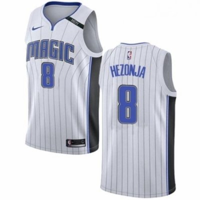 Womens Nike Orlando Magic 8 Mario Hezonja Authentic NBA Jersey Association Edition