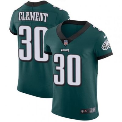 Men Nike Eagles #30 Corey Clement Midnight Green Team Color Stitched NFL Vapor Untouchable Elite Jersey