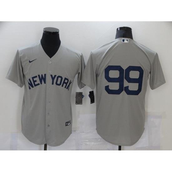 Youth NeW York Yankees 99 Aaron Judge 2021 Grey Jersey