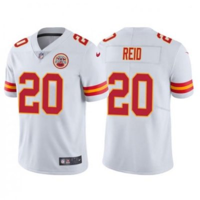 Men's Kansas City Chiefs #20 Justin Reid White Vapor Untouchable Limited Stitched Jersey