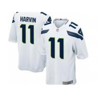 Nike Youth NFL Seattle SeahaWks #11 Percy Harvin White Jerseys