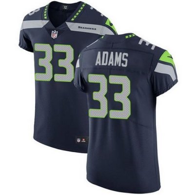 Nike Seahawks 33 Jamal Adams Steel Blue Team Color Men Stitched NFL Vapor Untouchable Elite Jersey