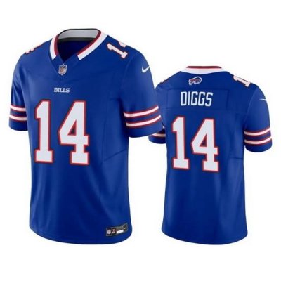 Men Buffalo Bills 14 Stefon Diggs Blue 2023 F.U.S.E. Vapor Untouchable Limited Stitched Jersey