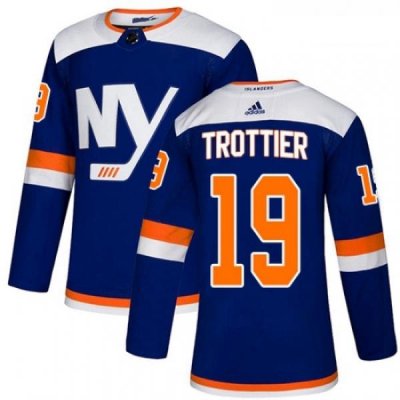 Youth Adidas New York Islanders 19 Bryan Trottier Premier Blue Alternate NHL Jersey