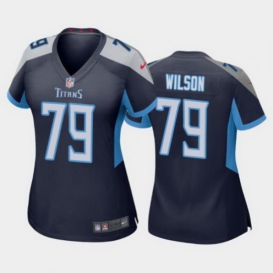 women isaiah wilson tennessee titans navy game jersey