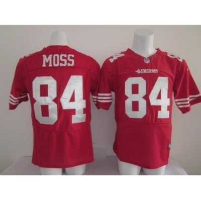 Nike San Francisco 49ers 84 Randy Moss Elite red NFL Jersey