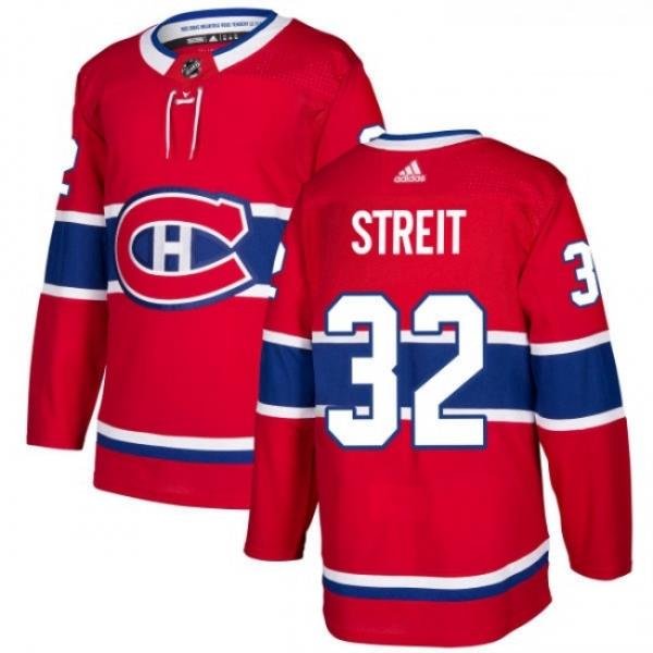 Youth Adidas Montreal Canadiens 32 Mark Streit Premier Red Home NHL Jersey