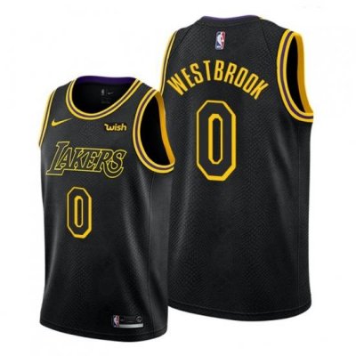 Men Lakers Russell Westbrook 2021 trade black mamba inspired jersey