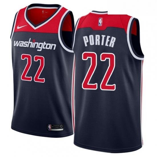 Youth Nike Washington Wizards 22 Otto Porter Authentic Navy Blue NBA Jersey Statement Edition