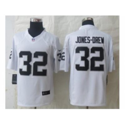 Nike Oakland Raiders 32 Maurice Jones-DreW White Limited NFL Jersey