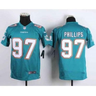 nike youth nfl jerseys miami dolphins 97 phillips green[nike]