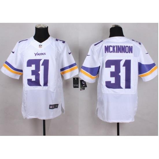 New Minnesota Vikings#31 Mckinnon whtie elite jersey