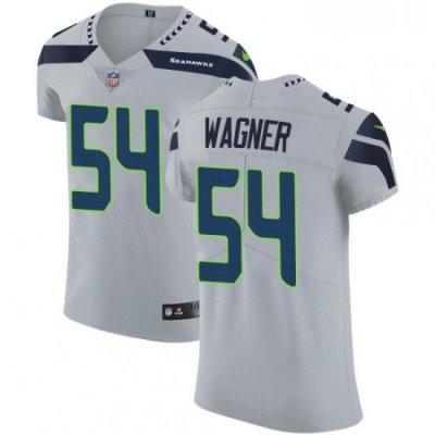 Mens Nike Seattle Seahawks 54 Bobby Wagner Grey Alternate Vapor Untouchable Elite Player NFL Jersey