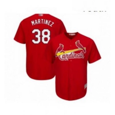 Youth St Louis Cardinals 38 Jose Martinez Replica Red Alternate Cool Base Baseball Jersey