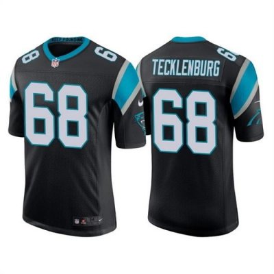 Men Carolina Panthers 68 Sam Tecklenburg 2022 Black Stitched Game Jersey