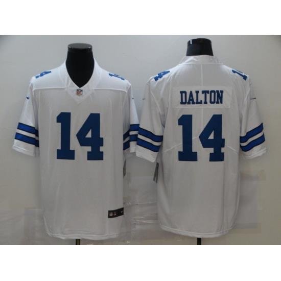 Nike Dallas Cowboys 14 Andy Dalton White Vapor Untouchable Limited Jersey