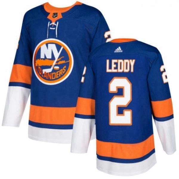 Youth Adidas New York Islanders 2 Nick Leddy Premier Royal Blue Home NHL Jersey