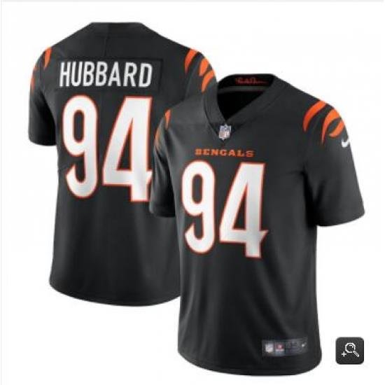 Men Cincinnati Bengals #94 Sam Hubbard 2021 Black Vapor Untouchable Limited Stitched NFL Jersey