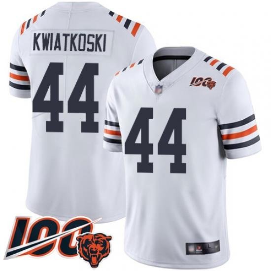 Youth Chicago Bears 44 Nick Kwiatkoski White 100th Season Limited Football Jersey