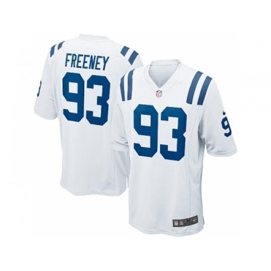 Nike Indianapolis Colts 93 Dwight Freeney White Game NFL Jersey