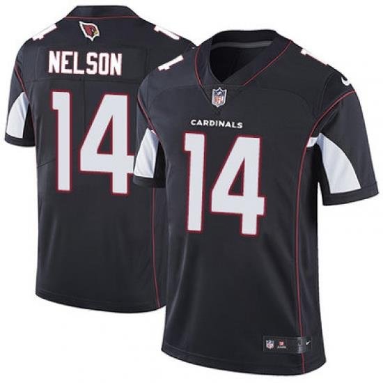 Nike Cardinals #14 J J  Nelson Black Alternate Mens Stitched NFL Vapor Untouchable Limited Jersey