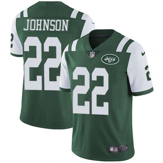 Nike Jets #22 Trumaine Johnson Green Team Color Mens Stitched NFL Vapor Untouchable Limited Jersey