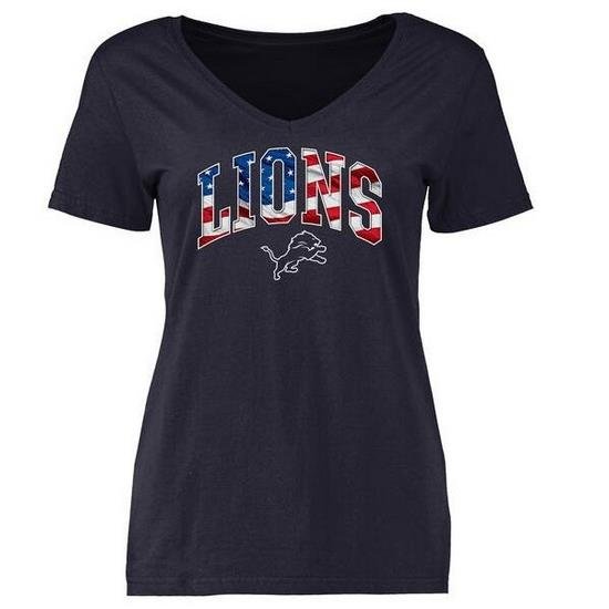 Detroit Lions Women T Shirt 005