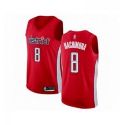 Youth Washington Wizards 8 Rui Hachimura Red Swingman Jersey Earned Edition