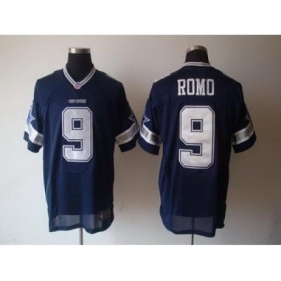 Nike Dallas CoWboys 9 Tony Romo blue Elite NFL Jersey