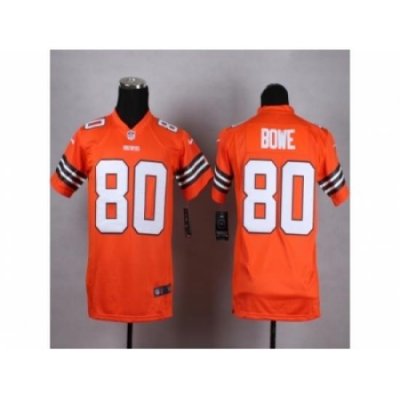 Youth Nike cleveland browns 80 Dwayne Bowe Orange NFL Jersey