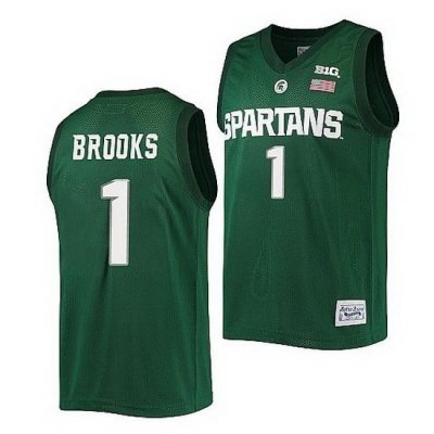 Michigan State Spartans Pierre Brooks Green Alumni Commemorative Classic Jersey