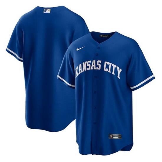 Men Kansas City Royals Blank Royal Cool Base Stitched jersey