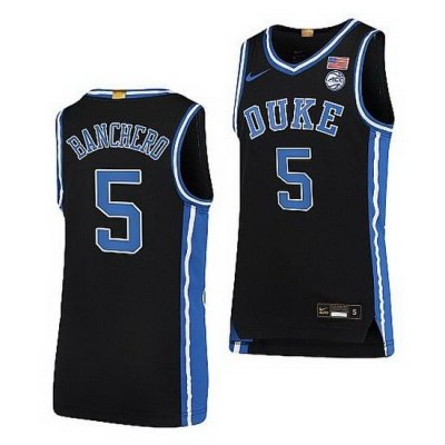 Duke Blue Devils Paolo Banchero Black College Basketball 2021 22Limited Jersey