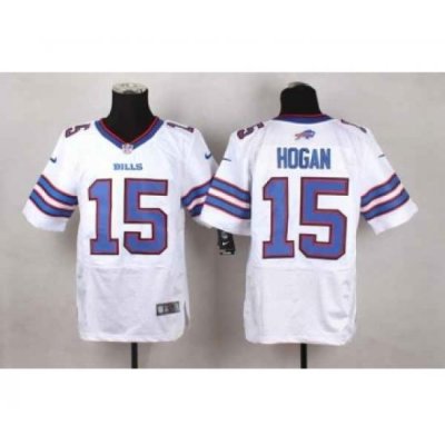 nike nfl jerseys buffalo bills 15 hogan white[Elite]