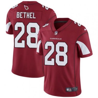 Nike Cardinals #28 Justin Bethel Red Team Color Mens Stitched NFL Vapor Untouchable Limited Jersey