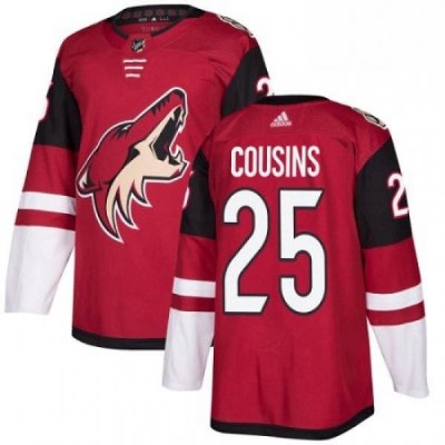 Youth Adidas Arizona Coyotes 25 Nick Cousins Authentic Burgundy Red Home NHL Jersey