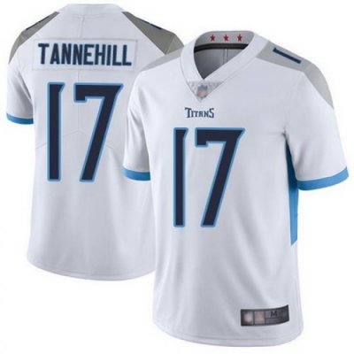 Titans 17 Ryan Tannehill White Men Stitched Football Vapor Untouchable Limited Jersey