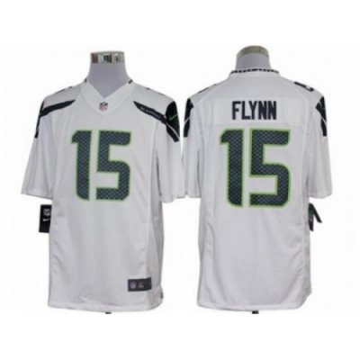 Nike Seattle Seahawks 15 Matt Flynn white Limited NFL Jersey