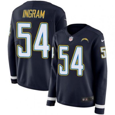 Nike Chargers #54 Melvin Ingram Navy Blue Team Color Women