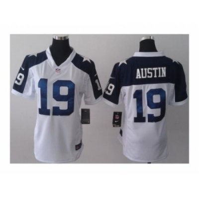 Nike women nfl jerseys dallas cowboys #19 austin thankgivings white