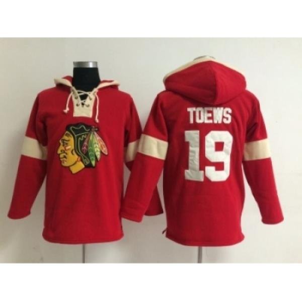 NHL chicago blackhawks #19 toews red jerseys[pullover hooded sweatshirt]