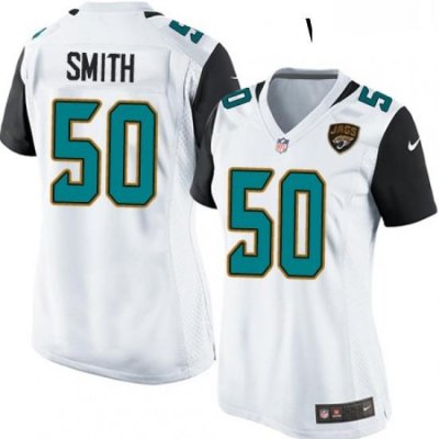 Womens Nike Jacksonville Jaguars 50 Telvin Smith Game White NFL Jersey