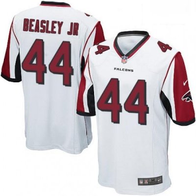 Men Nike Atlanta Falcons 44 Vic Beasley Game White NFL Jersey