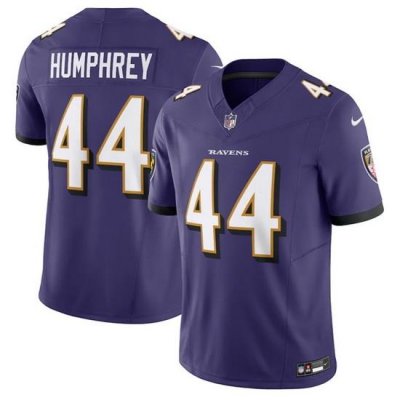 Men Baltimore Ravens 44 Marlon Humphrey Purple 2023 F U S E Vapor Jersey