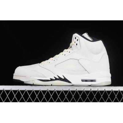 AIR JORDAN 5 RETRO SAIL BLACK LIGHT OREWOOD BROWN COCONUT MILK FN7405 100