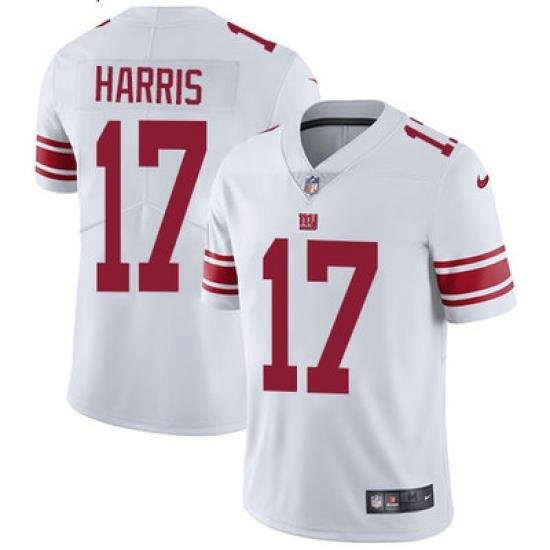 Nike Giants #17 Dwayne Harris White Mens Stitched NFL Vapor Untouchable Limited Jersey