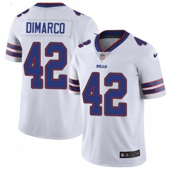 Nike Bills 42 Patrick DiMarco White Vapor Untouchable Limited Jersey